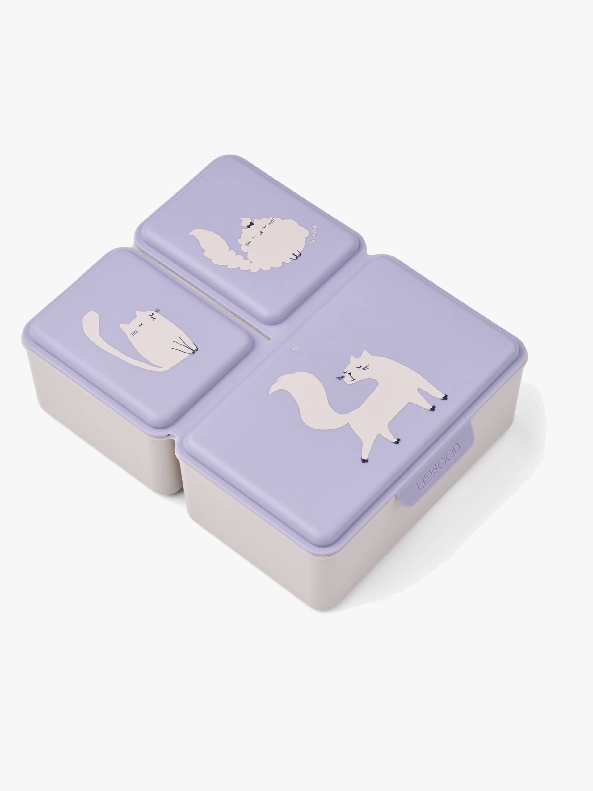 LIEWOOD Driss Gemusterte Brotdose, Cat/Warm Lilac LIEWOOD Driss Gemusterte Brotdose, Cat/Warm Lilac von LIEWOOD