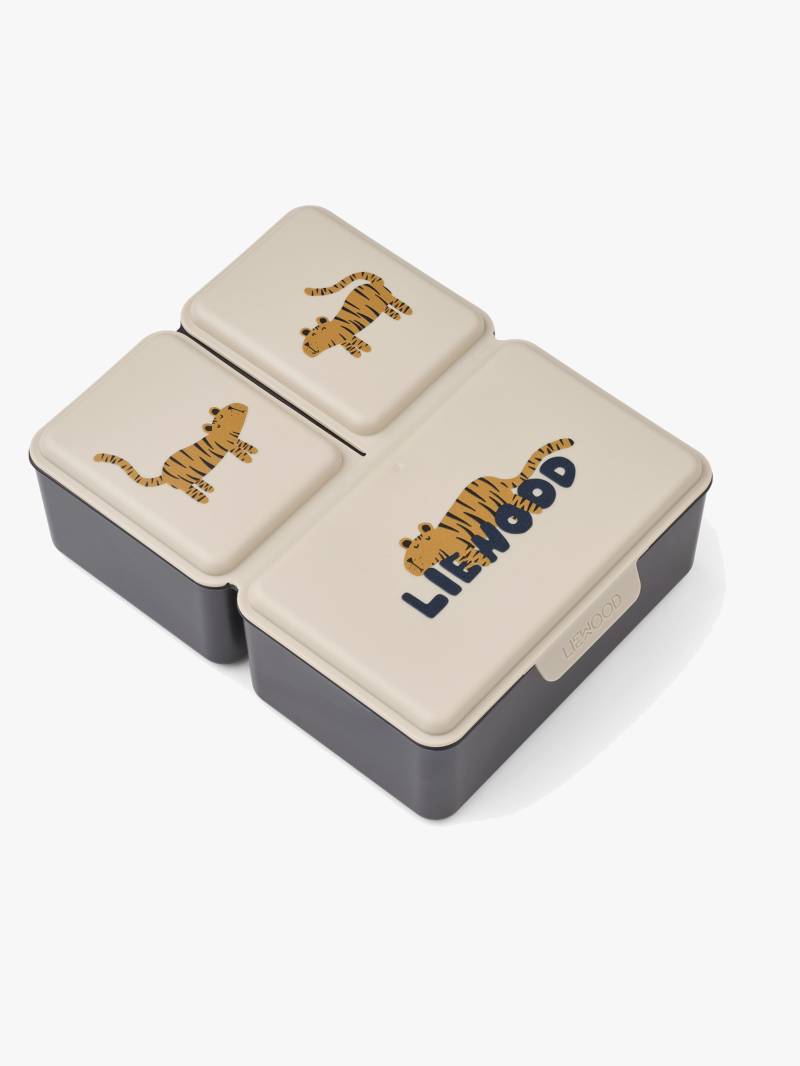 LIEWOOD Driss Gemusterte Brotdose, Tiger/Sandy von LIEWOOD