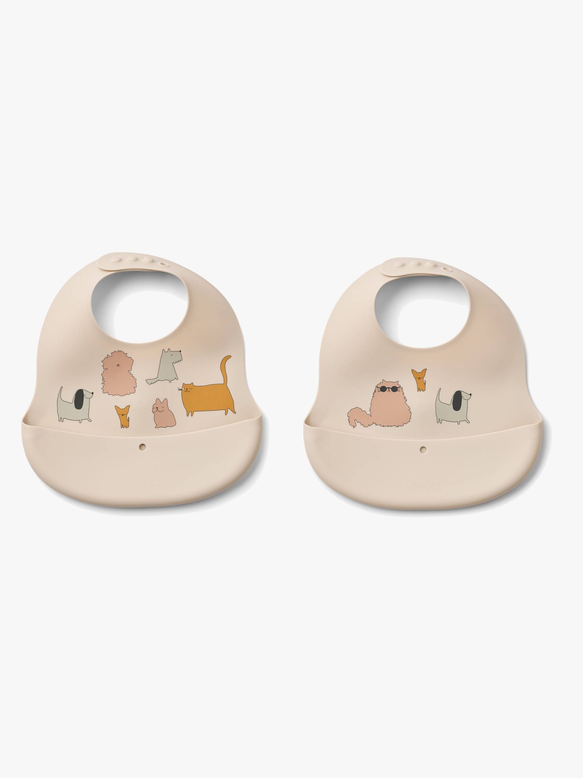 LIEWOOD Ember Gemusterte Lätzchen 2er-Pack, Cats & Dogs/Sandy LIEWOOD Ember Gemusterte Lätzchen 2er-Pack, Cats & Dogs/Sandy von LIEWOOD