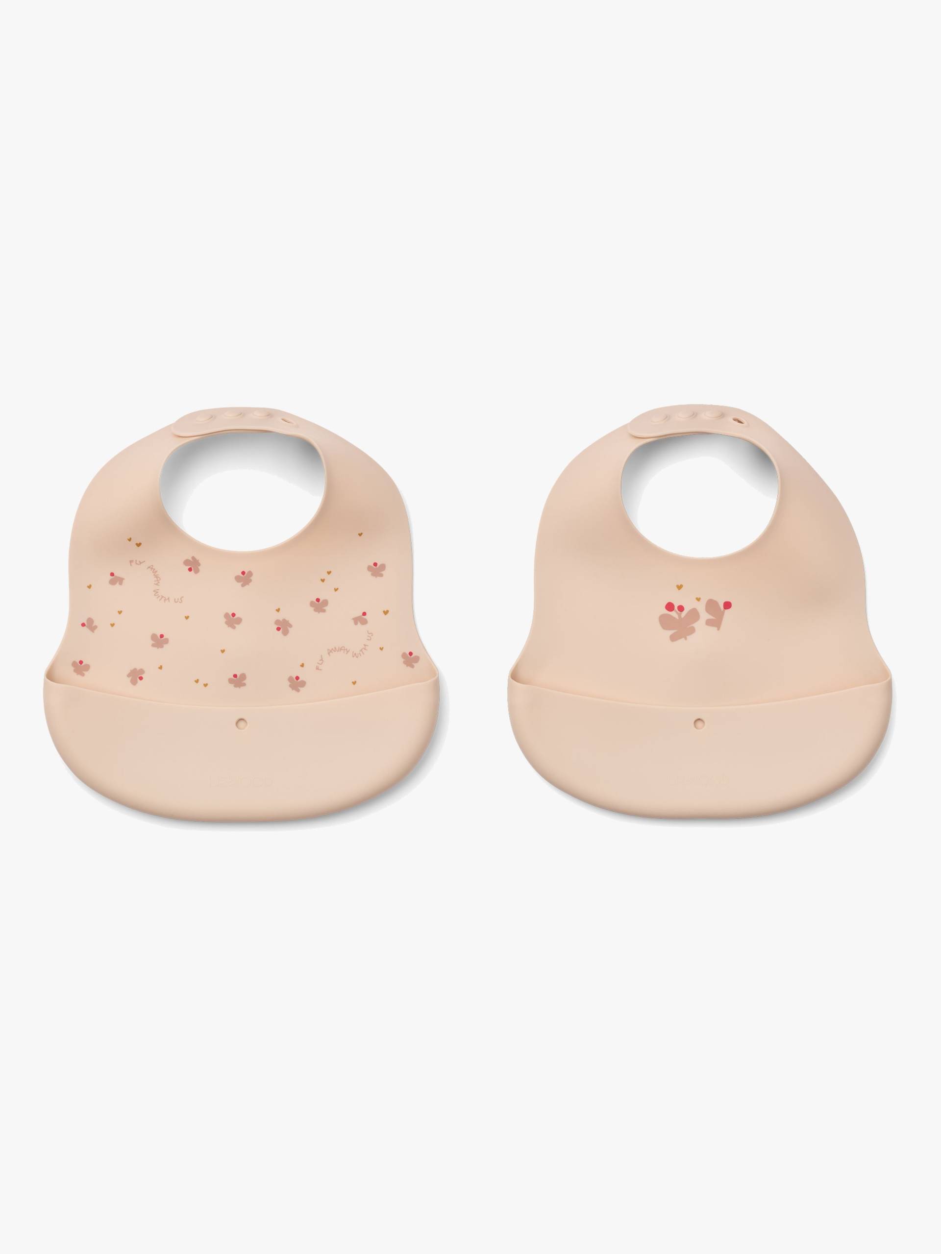 LIEWOOD Ember Gemusterte Lätzchen 2er-Pack, Mini Butterfly/Apple blossom LIEWOOD Ember Gemusterte Lätzchen 2er-Pack, Mini Butterfly/Apple blossom von LIEWOOD