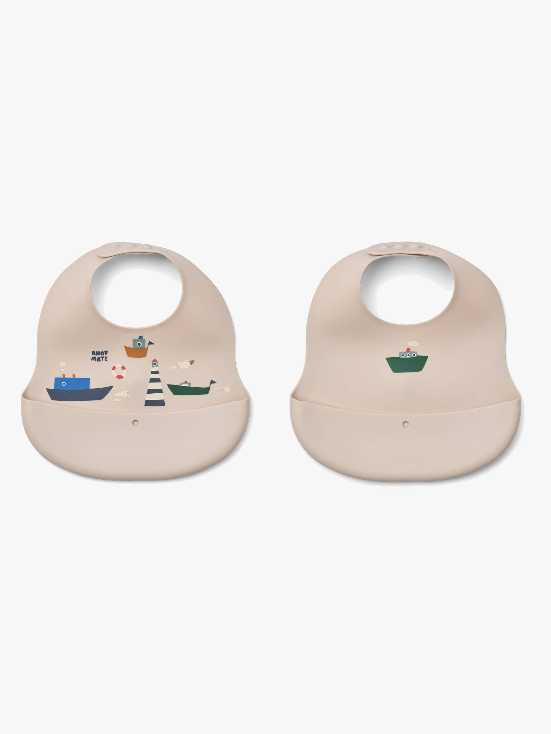 LIEWOOD Ember Gemusterte Lätzchen 2er-Pack, Sailing/Sandy LIEWOOD Ember Gemusterte Lätzchen 2er-Pack, Sailing/Sandy von LIEWOOD