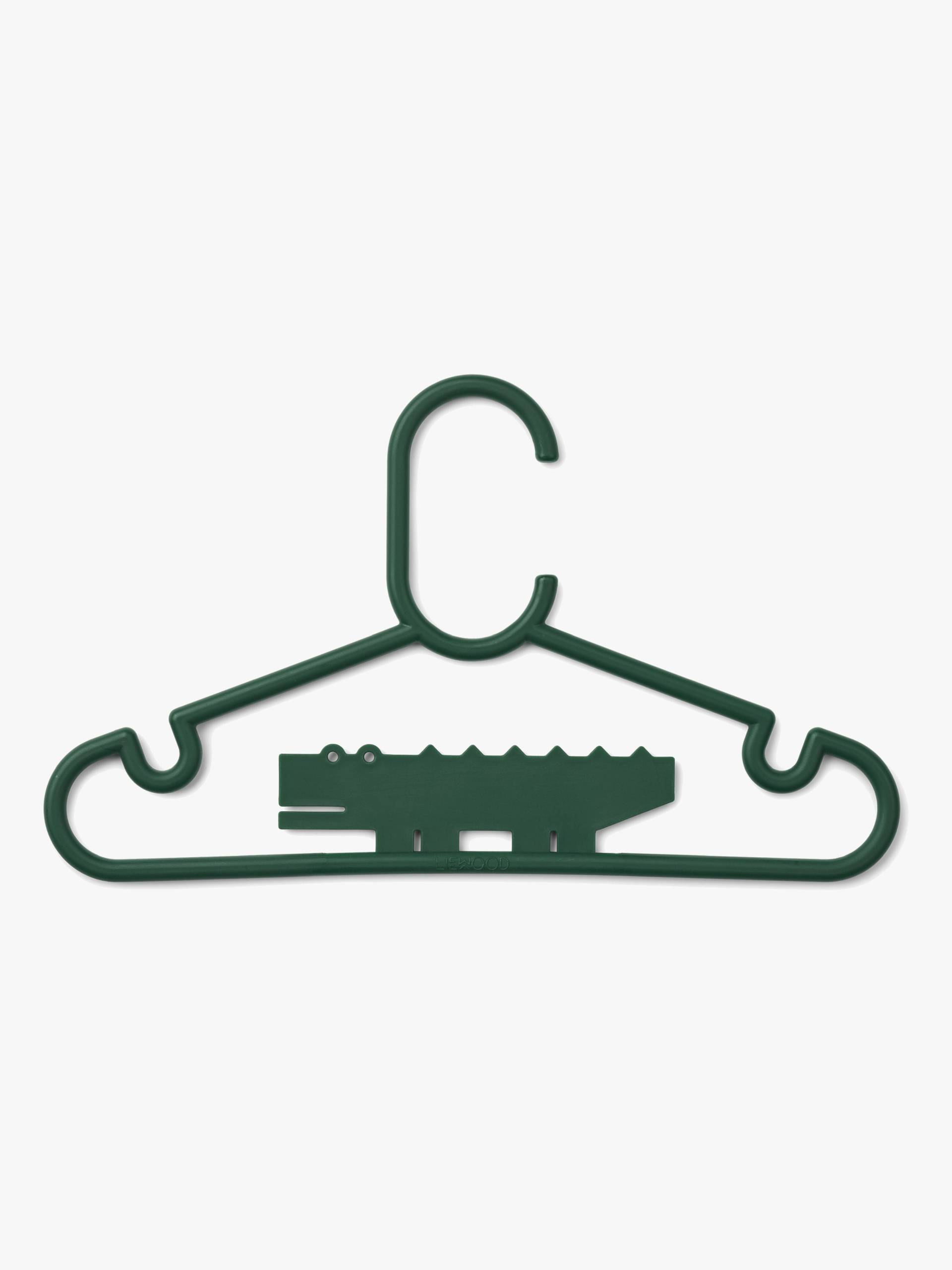 LIEWOOD Falton Crocodile Kleiderbügel 8er-Pack, Garden Green von LIEWOOD