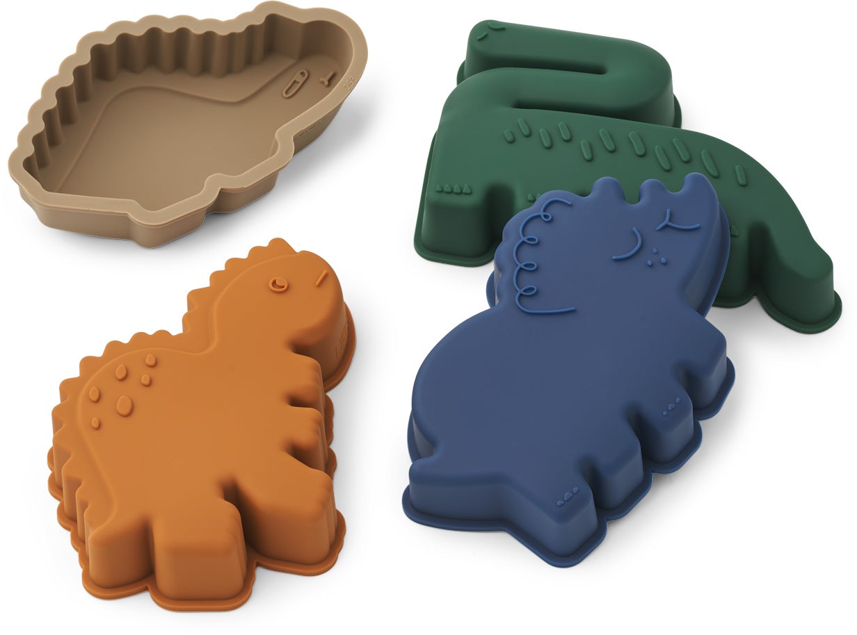LIEWOOD Gill Dino Sandförmchen 4er-Pack, Dinosaurs/Mist LIEWOOD Gill Dino Sandförmchen 4er-Pack, Dinosaurs/Mist von LIEWOOD
