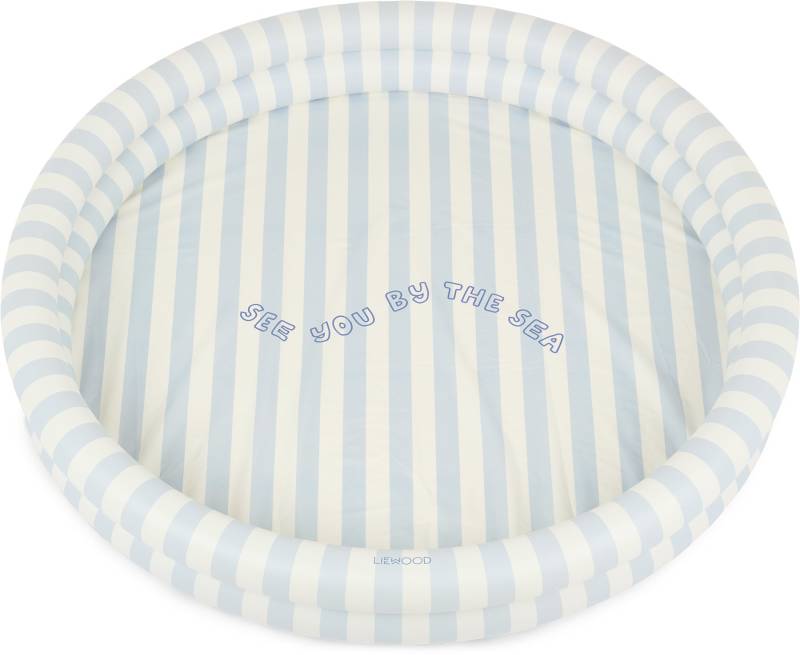LIEWOOD Groß Planschbecken, Stripe Pure Sky, Kinderpool von LIEWOOD