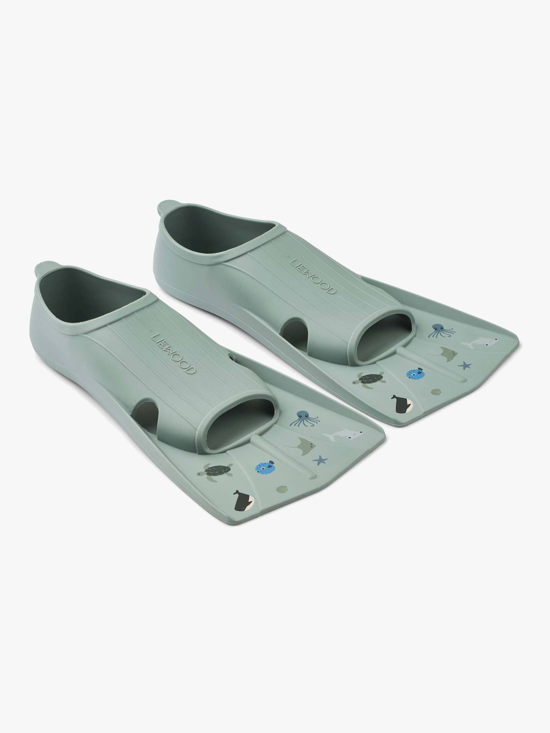 LIEWOOD Gustav Schwimmflossen, Sea/Peppermint, 30-32 von LIEWOOD