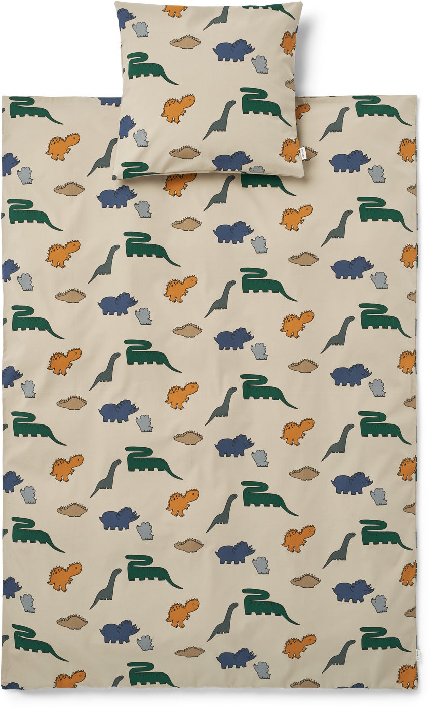 LIEWOOD Ingeborg Bettwäsche 100x135 cm Babybett, Dinosaurs/Mist LIEWOOD Ingeborg Bettwäsche 100x135 cm Babybett, Dinosaurs/Mist von LIEWOOD