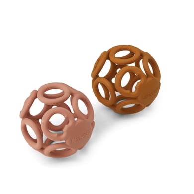 LIEWOOD Jasmin Beißringbälle 2er-Pack dark rose/ mustard mix von Liewood