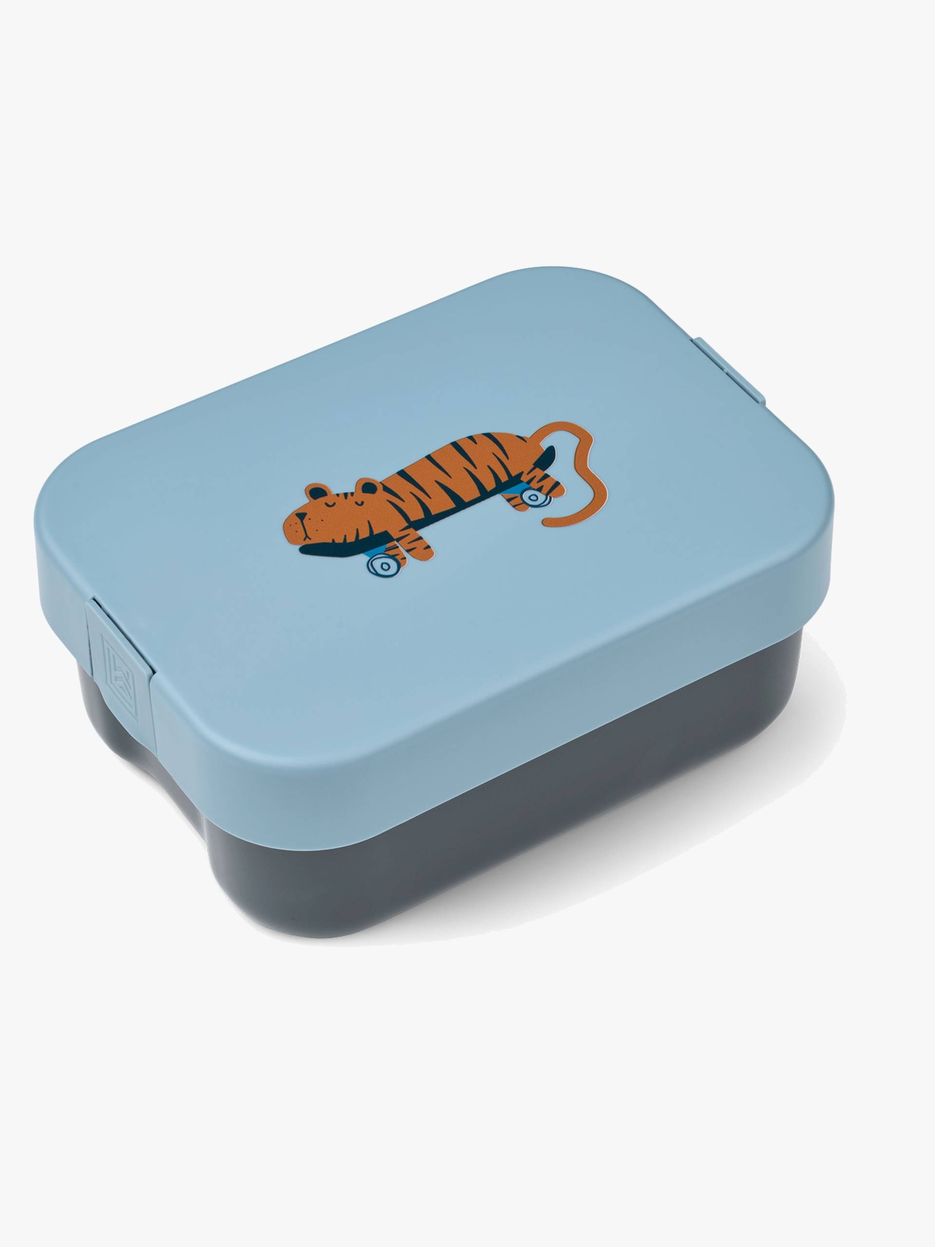 LIEWOOD Kamil Gemusterte Brotdose, Tiger/Beach Blue LIEWOOD Kamil Gemusterte Brotdose, Tiger/Beach Blue von LIEWOOD