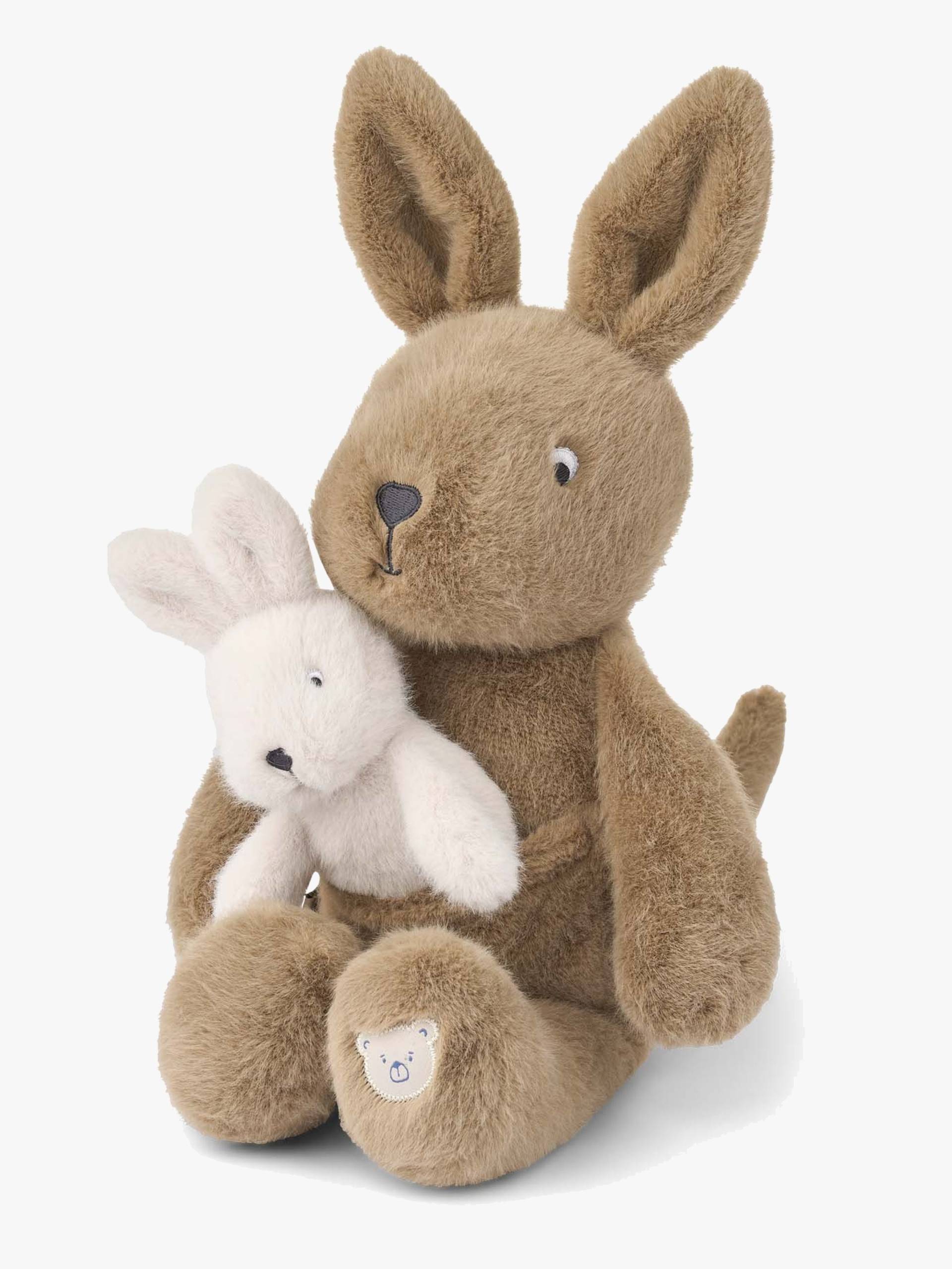 LIEWOOD Kelly Känguru Mama &  Ich Kuscheltiere 30 cm, Dune von LIEWOOD