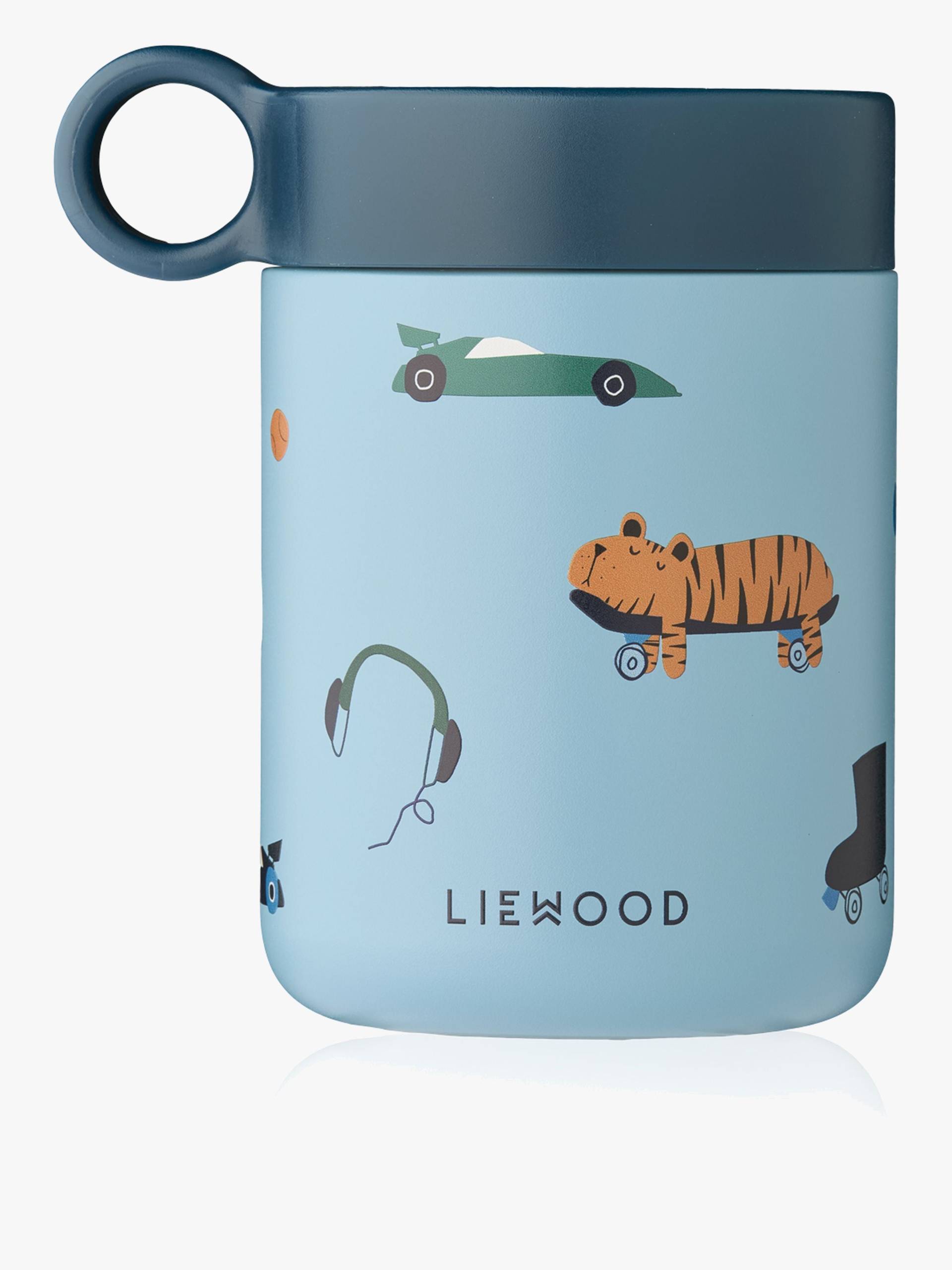 LIEWOOD Kiani Gemusterter Thermobehälter, Fun/Beach Blue LIEWOOD Kiani Gemusterter Thermobehälter, Fun/Beach Blue von LIEWOOD