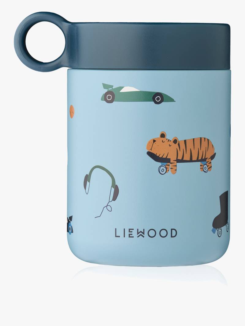 LIEWOOD Kiani Gemusterter Thermobehälter, Fun/Beach Blue LIEWOOD Kiani Gemusterter Thermobehälter, Fun/Beach Blue von LIEWOOD