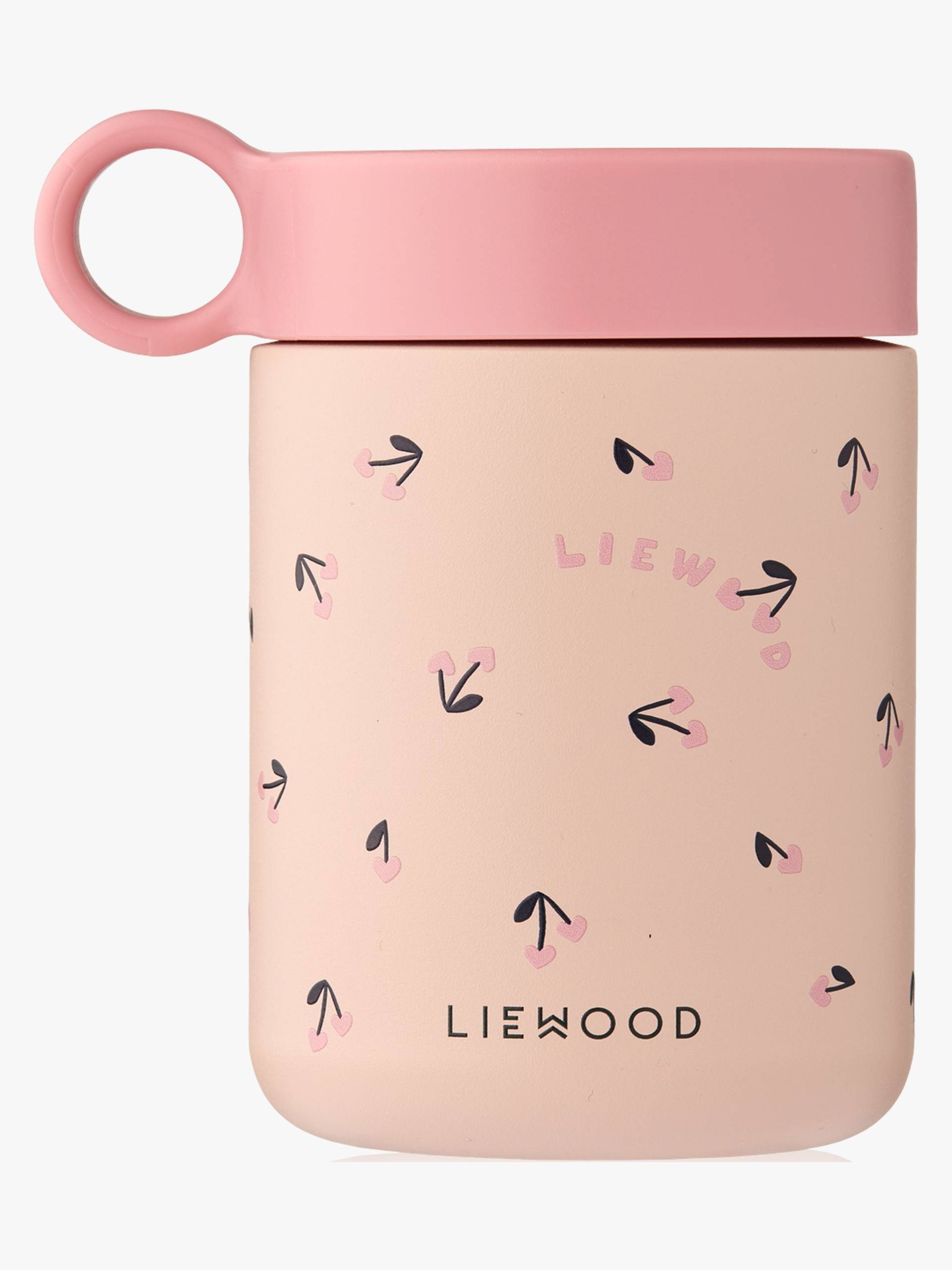 LIEWOOD Kiani Gemusterter Thermobehälter, Mini Cherry Heart/Rosey von LIEWOOD