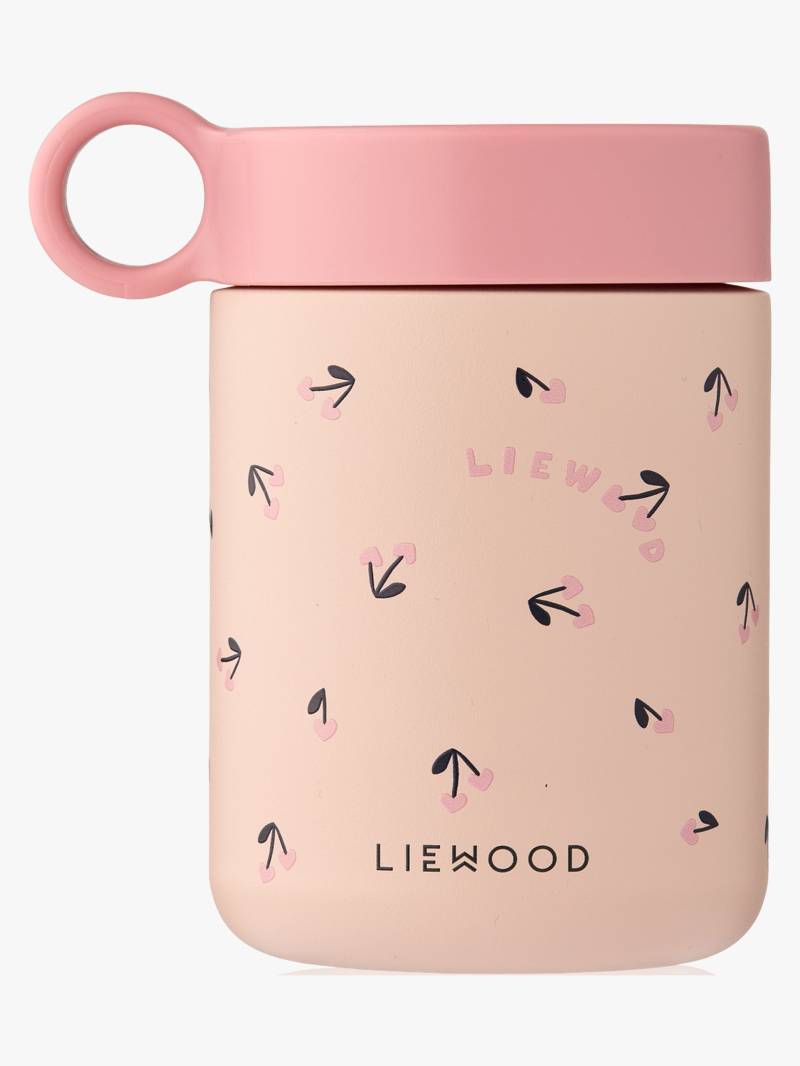 LIEWOOD Kiani Gemusterter Thermobehälter, Mini Cherry Heart/Rosey von LIEWOOD