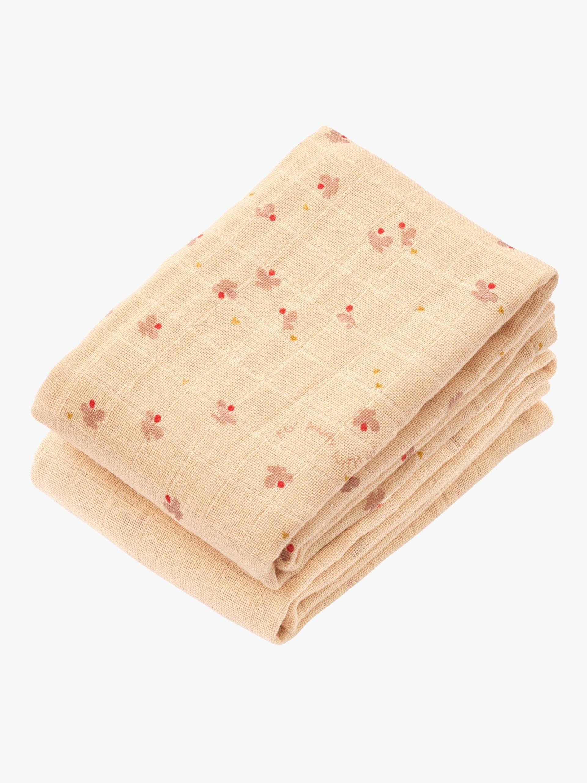 LIEWOOD Lewis Musselintuch 2er-Pack, Butterfly/Apple blossom mix von LIEWOOD