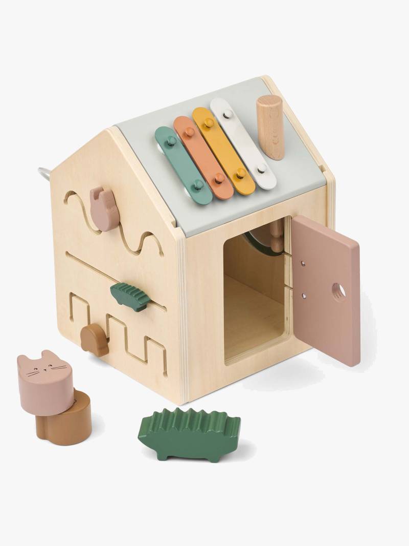 LIEWOOD Lucas Aktivitätswürfel, Tuscany Rose Multi Mix, Babyspielzeug von LIEWOOD