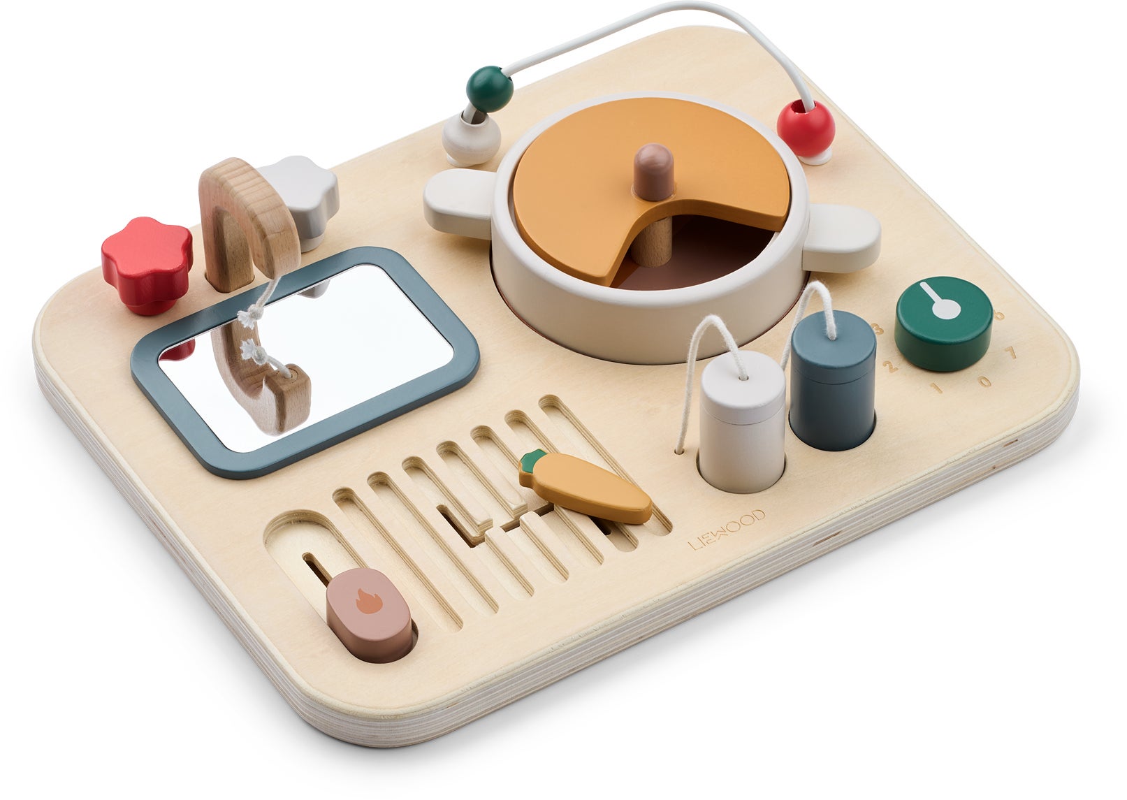 LIEWOOD Magnus Little Chef Aktivitätsspielzeug, Sandy Multi Mix, Babyspielzeug von LIEWOOD