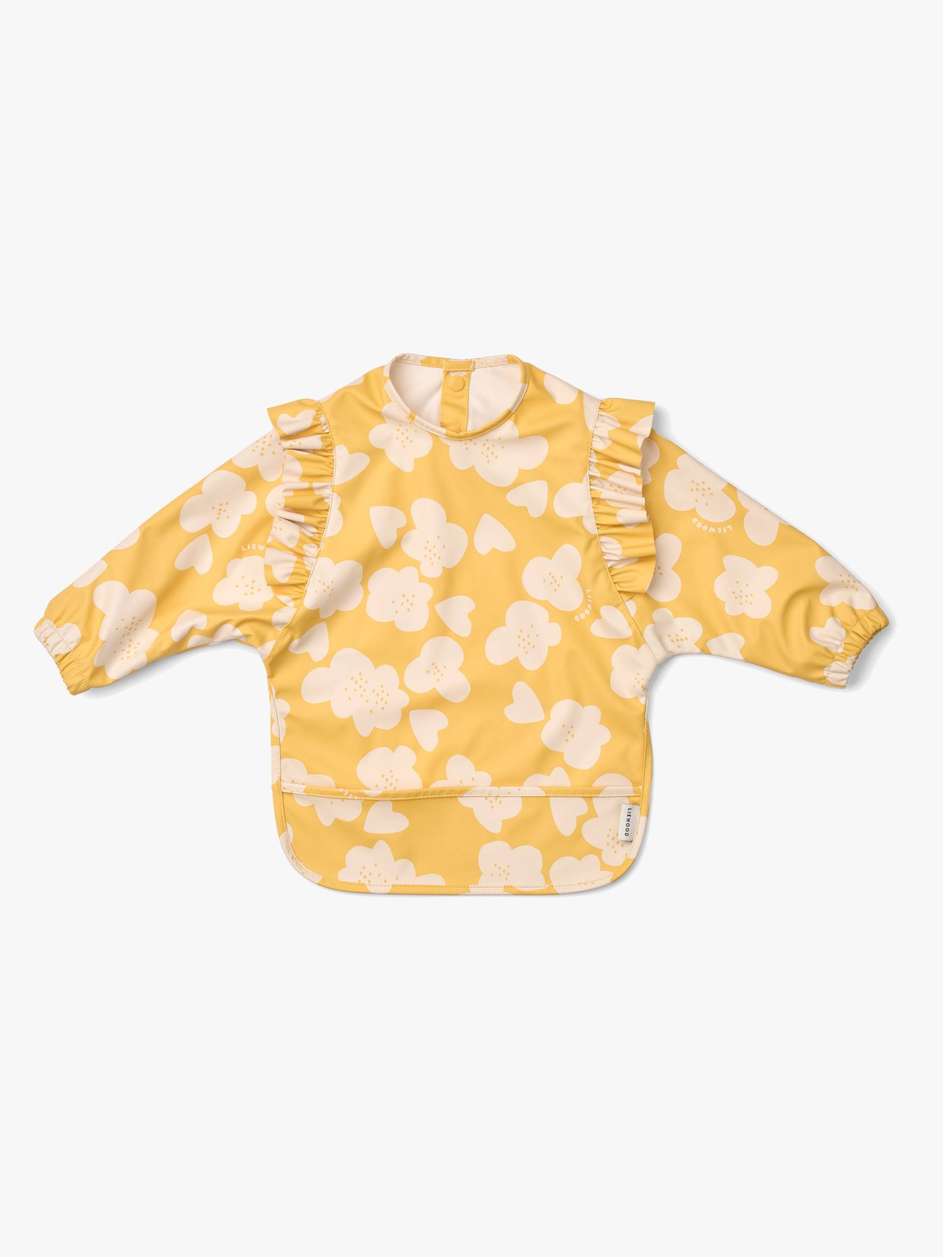 LIEWOOD Merle Rüsche Cape Lätzchen mit Print, White/Yellow LIEWOOD Merle Rüsche Cape Lätzchen mit Print, White/Yellow von LIEWOOD