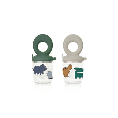 LIEWOOD Miranda Nahrungsbehälter 2er-Pack Dinosaurs/mist von Liewood