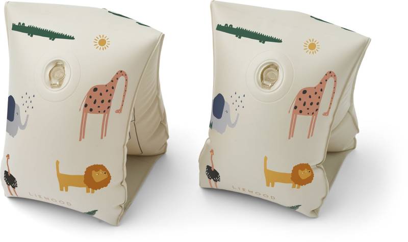 LIEWOOD Shirley Printed Schwimmflügel 2er-Pack, Safari Sandy, 0-15 kg von LIEWOOD