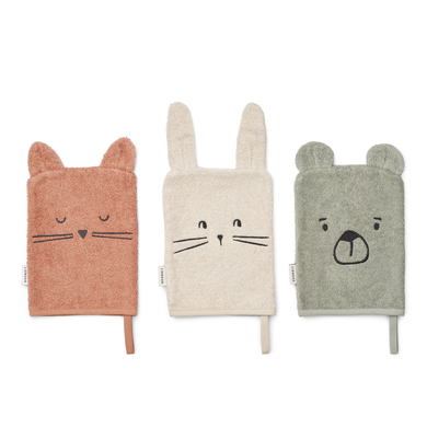 LIEWOOD Sylvester Waschlappen 3er-Pack adove blue mix LIEWOOD Sylvester Waschlappen 3er-Pack adove blue mix von Liewood