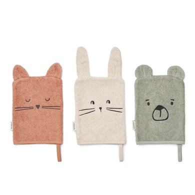 LIEWOOD Sylvester Waschlappen 3er-Pack adove blue mix von Liewood
