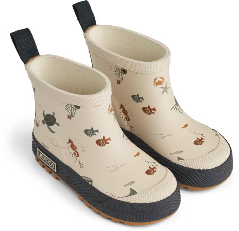 LIEWOOD Tekla Gummistiefel, Sea Creature/Sandy, 23, Kindergummistiefel, Kinderstiefel, Gummistiefel kinder, Kids von LIEWOOD