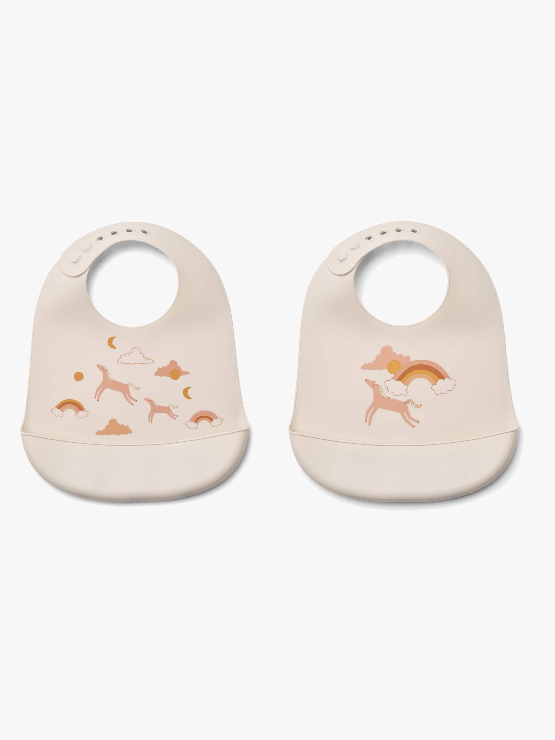 LIEWOOD Tilda Lätzchen mit Print 2er-Pack, Dream/Ecru LIEWOOD Tilda Lätzchen mit Print 2er-Pack, Dream/Ecru von LIEWOOD