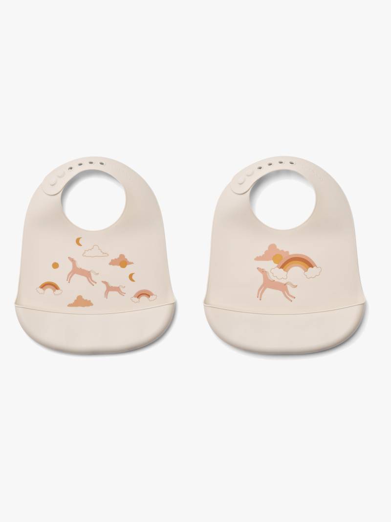 LIEWOOD Tilda Lätzchen mit Print 2er-Pack, Dream/Ecru LIEWOOD Tilda Lätzchen mit Print 2er-Pack, Dream/Ecru von LIEWOOD