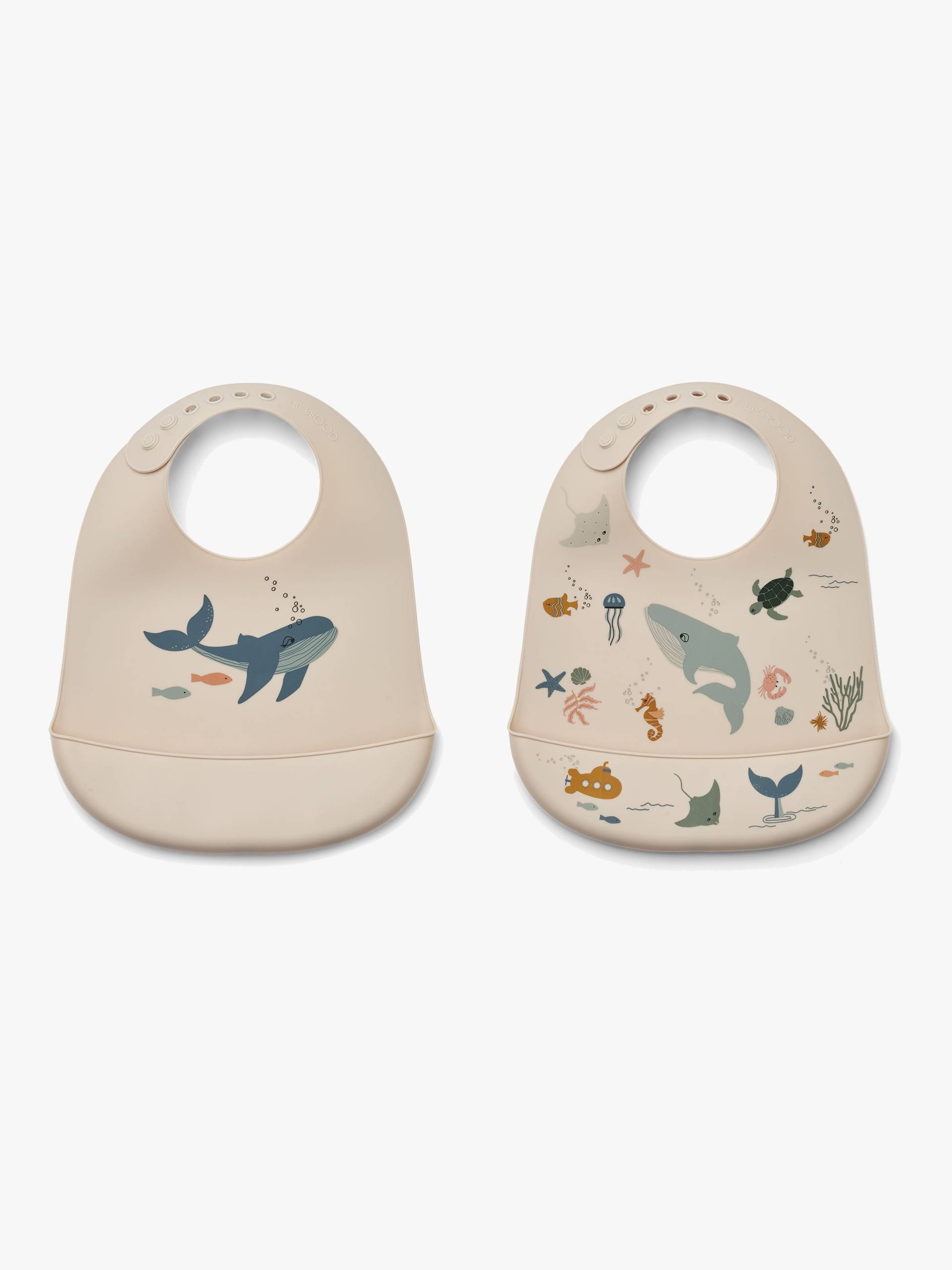 LIEWOOD Tilda Lätzchen mit Print 2er-Pack, Sea Creature/Sandy LIEWOOD Tilda Lätzchen mit Print 2er-Pack, Sea Creature/Sandy von LIEWOOD