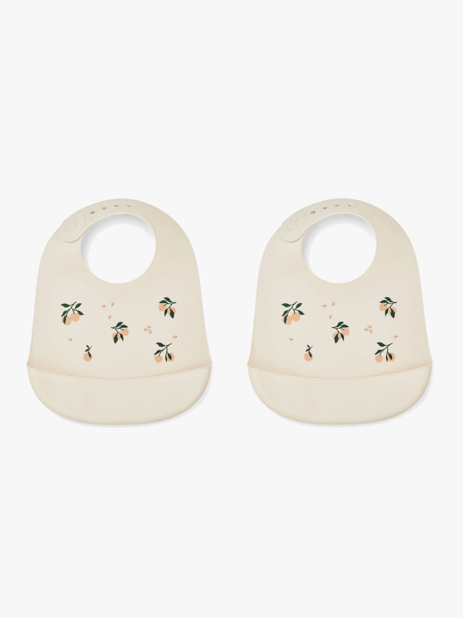 LIEWOOD Tilda Lätzchen mit Print Silikon 2er-Pack, Peach/Sea Shell LIEWOOD Tilda Lätzchen mit Print Silikon 2er-Pack, Peach/Sea Shell von LIEWOOD