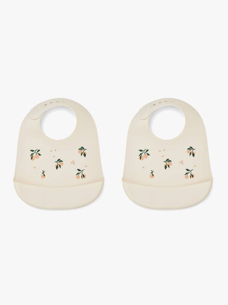 LIEWOOD Tilda Lätzchen mit Print Silikon 2er-Pack, Peach/Sea Shell LIEWOOD Tilda Lätzchen mit Print Silikon 2er-Pack, Peach/Sea Shell von LIEWOOD