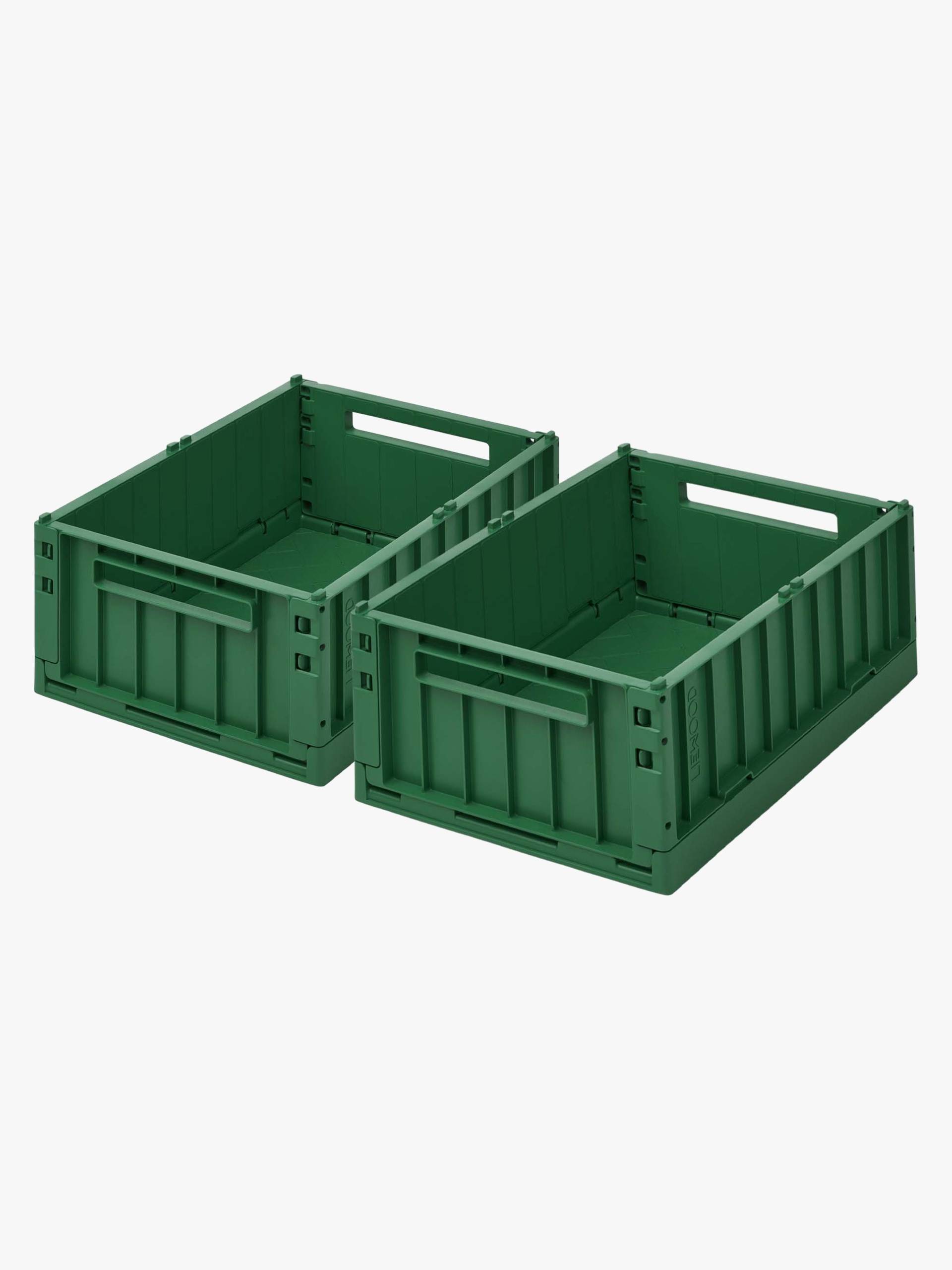 Liewood Weston Aufbewahrungsboxen M 2er-Pack, Garden Green Liewood Weston Aufbewahrungsboxen M 2er-Pack, Garden Green von LIEWOOD