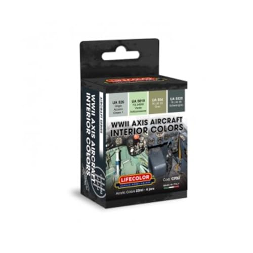 LIFECOLOR - Farbset Wwii Axis Aircraft Interior Colors | lifecolor|cf02| 4 x 22 ml Modellbau Panzer Promo LIFECOLOR - Farbset Wwii Axis Aircraft Interior Colors | lifecolor|cf02| 4 x 22 ml Modellbau Panzer Promo von LIFECOLOR