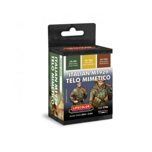 LIFECOLOR - Malset Italian M1929 Telo Mimetico | lifecolor | CT06 | 3 x 22 ml Modellbau Panzer Promo LIFECOLOR - Malset Italian M1929 Telo Mimetico | lifecolor | CT06 | 3 x 22 ml Modellbau Panzer Promo von LIFECOLOR