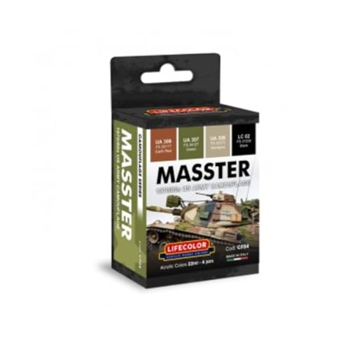 LIFECOLOR - Malset Masster 1970/80 US Army Camouflage | lifecolor | cf04 | 4 x 22 ml Modellbau Panzer Promo LIFECOLOR - Malset Masster 1970/80 US Army Camouflage | lifecolor | cf04 | 4 x 22 ml Modellbau Panzer Promo von LIFECOLOR