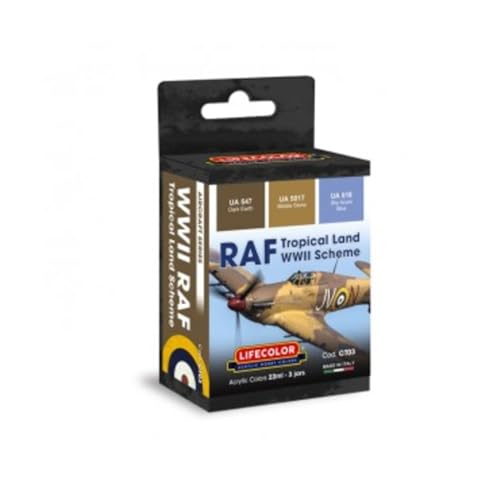 LIFECOLOR - Malset Raf Tropical Land Wwii Scheme | lifecolor | ct03| 3 x 22 ml Modellbau Panzer Promo LIFECOLOR - Malset Raf Tropical Land Wwii Scheme | lifecolor | ct03| 3 x 22 ml Modellbau Panzer Promo von LIFECOLOR