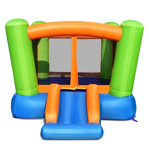 LIFEZEAL Aufblasbare Wasserhüpfburg, Hüpfburg mit Rutsche, Sprungbereich, geeignet für den Innen- und Außenbereich, für Kinder von 3 bis 10 Jahren von LIFEZEAL