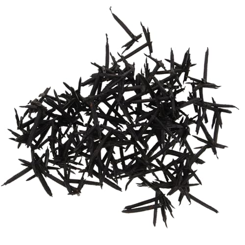 LIFKICH 100 Stück Teiliges Krähen Zubehör Kunststoff Krähenfüße Imitation Krähenkrallen Bastelmaterial für DIY Krähenfiguren für Jugendliche und Erwachsene von LIFKICH