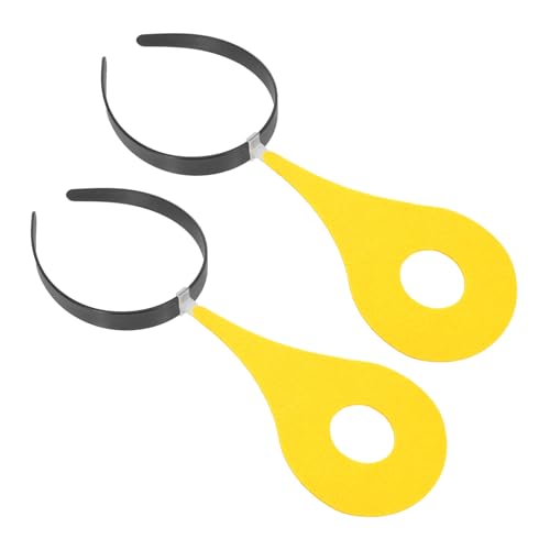 LIFKICH 2 Stück Teiliges Lustiges Stirnband Kreative Gelbe Positionsmarkierer Auffällige Festival Party Kopfbedeckung Vielseitig für Karneval Cosplay und Foto Requisiten LIFKICH 2 Stück Teiliges Lustiges Stirnband Kreative Gelbe Positionsmarkierer Auffällige Festival Party Kopfbedeckung Vielseitig für Karneval Cosplay und Foto Requisiten von LIFKICH