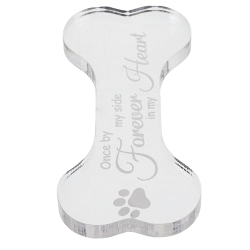 LIFKICH Gedenktafel Für Haustiere Tiergrabstein Knochenform Personalisierbar Für Garten Tröstendes Andenken Für Verlust Ihres Geliebten Hundes Wasserfest Und Langlebig LIFKICH Gedenktafel Für Haustiere Tiergrabstein Knochenform Personalisierbar Für Garten Tröstendes Andenken Für Verlust Ihres Geliebten Hundes Wasserfest Und Langlebig von LIFKICH