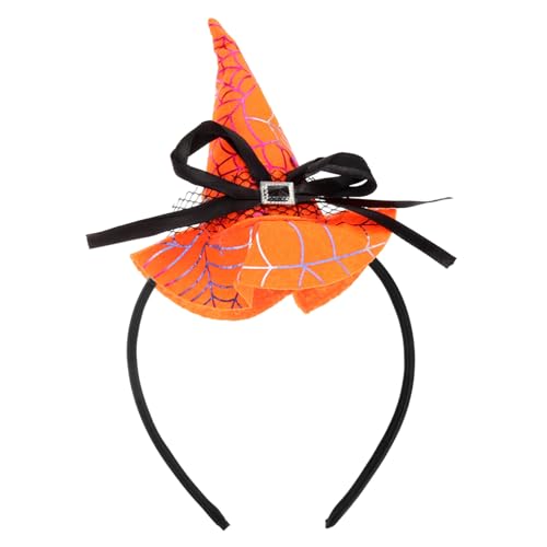 LIFKICH Halloween Hexenhut Haarreif Leichtes Kostümzubehör Bequemer Kopfschmuck für Party und Karneval LIFKICH Halloween Hexenhut Haarreif Leichtes Kostümzubehör Bequemer Kopfschmuck für Party und Karneval von LIFKICH