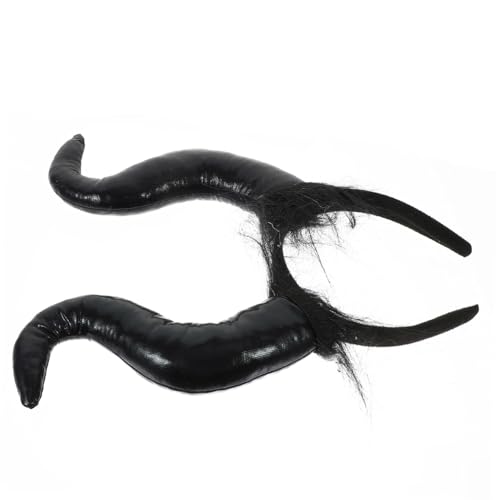 LIFKICH Halloween Ox Horn Stirnband Cosplay Haarschmuck Universalgröße Praktisch Einzigartig Für Party Karneval Halloween Kostüm LIFKICH Halloween Ox Horn Stirnband Cosplay Haarschmuck Universalgröße Praktisch Einzigartig Für Party Karneval Halloween Kostüm von LIFKICH