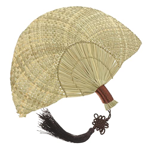 LIFKICH Handgefertigter Strohfächer Natürliche Handarbeit Leichter Chinesischer Stil Vintage Wanddeko Fan für Sommer Kühlung und Praktische Nutzung LIFKICH Handgefertigter Strohfächer Natürliche Handarbeit Leichter Chinesischer Stil Vintage Wanddeko Fan für Sommer Kühlung und Praktische Nutzung von LIFKICH