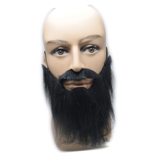 LIFKOME Selbstklebender Schwarzer Schnurrbart Und Bart Für Erwachsene Cosplay Zubehör Für Halloween Karneval Und Maskeraden LIFKOME Selbstklebender Schwarzer Schnurrbart Und Bart Für Erwachsene Cosplay Zubehör Für Halloween Karneval Und Maskeraden von LIFKOME