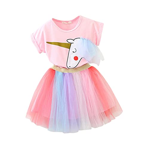 LIFKOME 1 Satz Cosplay-kleidung Einhorn-tutu-kleid Geburtstagsoutfit Für Mädchen Rosa von LIFKOME