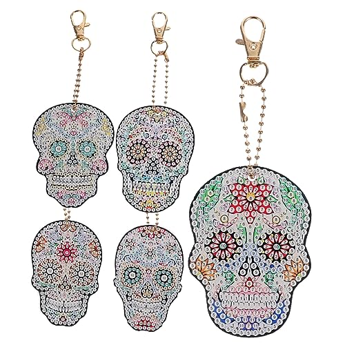 LIFKOME 1 Satz Diy Diamant Schädel Schlüsselanhänger Teiliges Bastelset für Kreative Handyschmuck und Schlüsselringe Einzigartiges Design für Familie und Freunde Einfache Anwendung und LIFKOME 1 Satz Diy Diamant Schädel Schlüsselanhänger Teiliges Bastelset für Kreative Handyschmuck und Schlüsselringe Einzigartiges Design für Familie und Freunde Einfache Anwendung und von LIFKOME