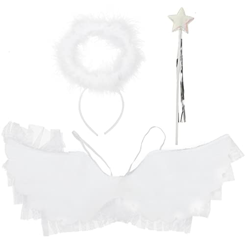 LIFKOME 1 Satz Engel-cosplay Flügel Wunder Rave Mädchen Funkeln Kleid Zubehör Fee Figur Kaninchen Outfits Frauen Marienkäfer Ballettröckchen Zauberstäbe Weiß Plastik LIFKOME 1 Satz Engel-cosplay Flügel Wunder Rave Mädchen Funkeln Kleid Zubehör Fee Figur Kaninchen Outfits Frauen Marienkäfer Ballettröckchen Zauberstäbe Weiß Plastik von LIFKOME