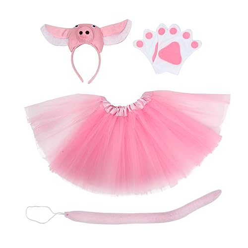 LIFKOME Halloween Kostüm Jungen Und Mädchen 5pcs Jungen Und Mädchen Cosplay Rock Performance Dress up Für Halloween Party von LIFKOME