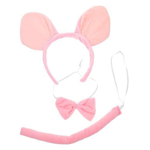 LIFKOME 1 Satz Schweinchen-stirnband Party Dekoratives Stirnband Tierkostüm Haarschmuck Für Party Ohren Stirnband Stirnbänder Für Cosplay Dekorativer Rosa Stoff von LIFKOME