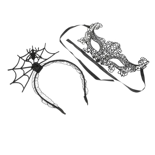 LIFKOME Cosplay Halloween Baby Spider Web Haarband Spitze Masken Haar Dekore für Mädchen LIFKOME Cosplay Halloween Baby Spider Web Haarband Spitze Masken Haar Dekore für Mädchen von LIFKOME